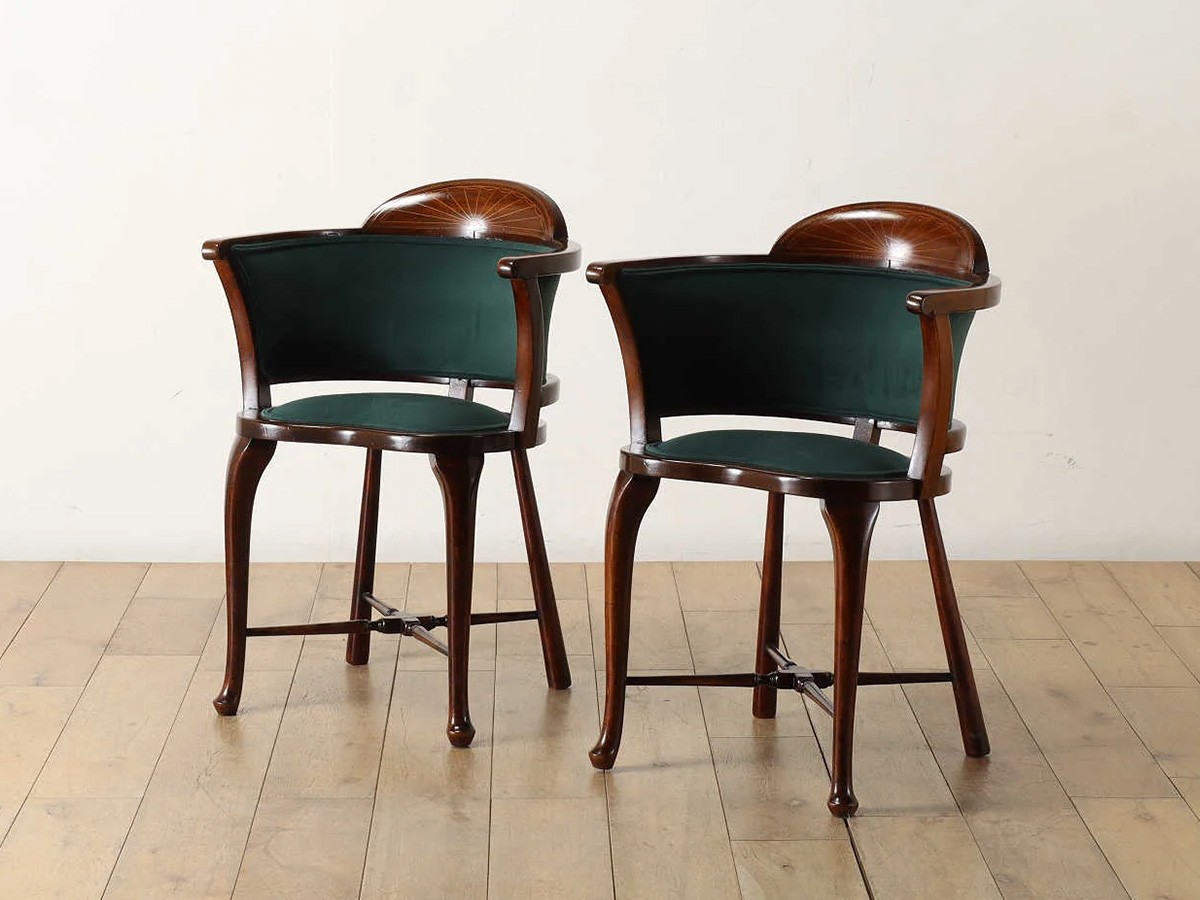 Lloyd's Antiques Real Antique 
Kidney Armchair / ロイズ・アンティークス 英国アンティーク家具
キドニーアームチェア （チェア・椅子 > ダイニングチェア） 3