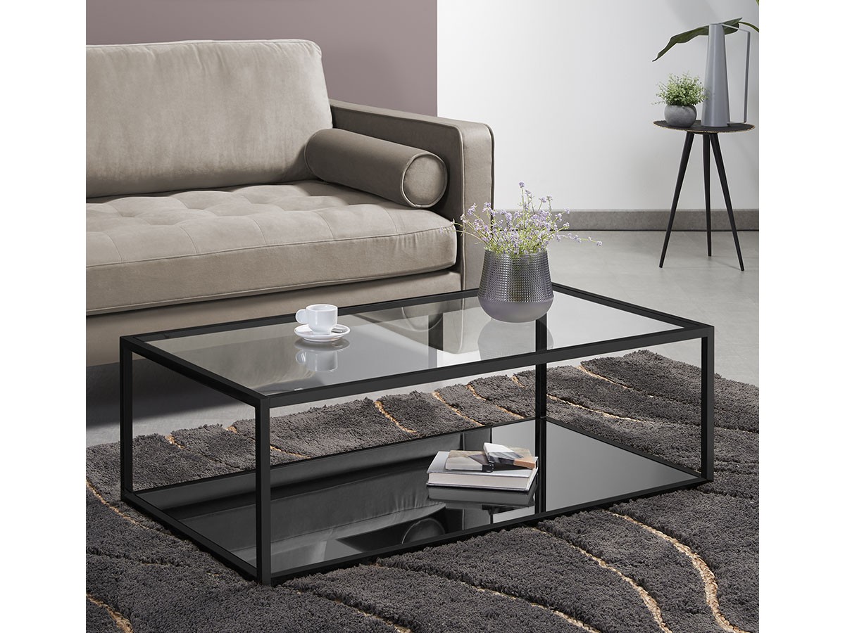LaForma BLACKHILL / ラ フォーマ ブラックヒル コーヒーテーブル 110 × 60cm （テーブル > ローテーブル・リビングテーブル・座卓） 3
