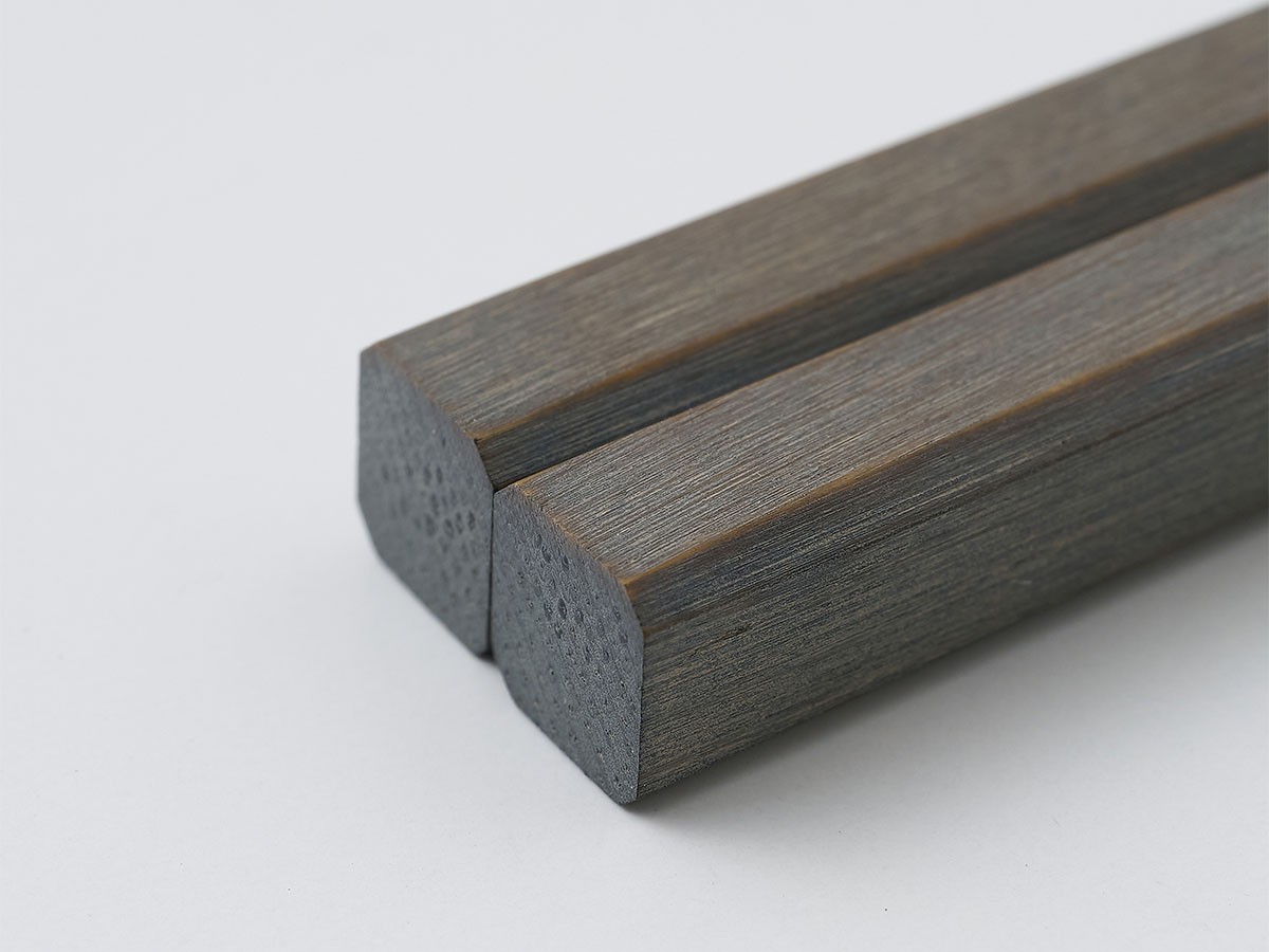 KIKIME chikuzen / キキメ 京竹箸  24cm 2膳セット（チャコール / ピンクブラウン） （食器・テーブルウェア > カトラリー） 15