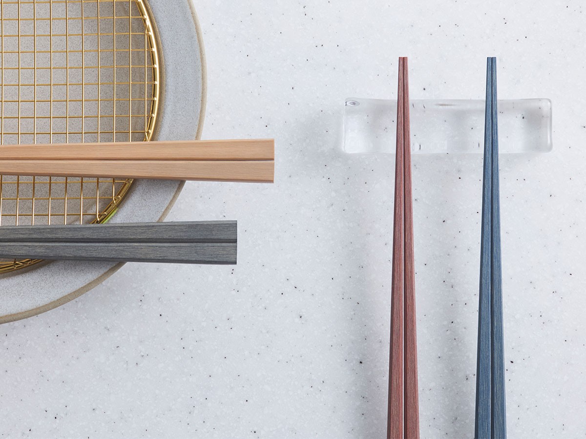 KIKIME chikuzen / キキメ 京竹箸  24cm 2膳セット（チャコール / ピンクブラウン） （食器・テーブルウェア > カトラリー） 8