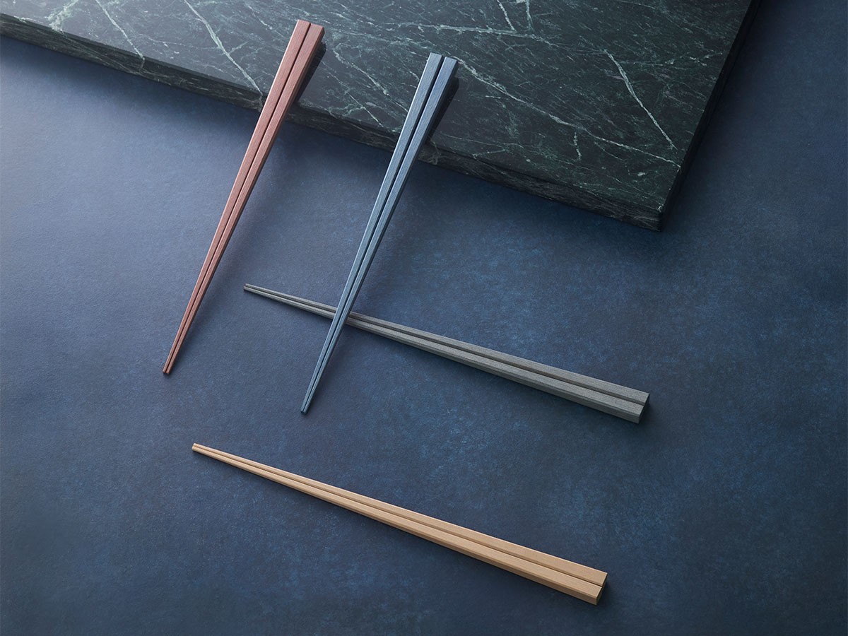 KIKIME chikuzen / キキメ 京竹箸  24cm 2膳セット（チャコール / ピンクブラウン） （食器・テーブルウェア > カトラリー） 4