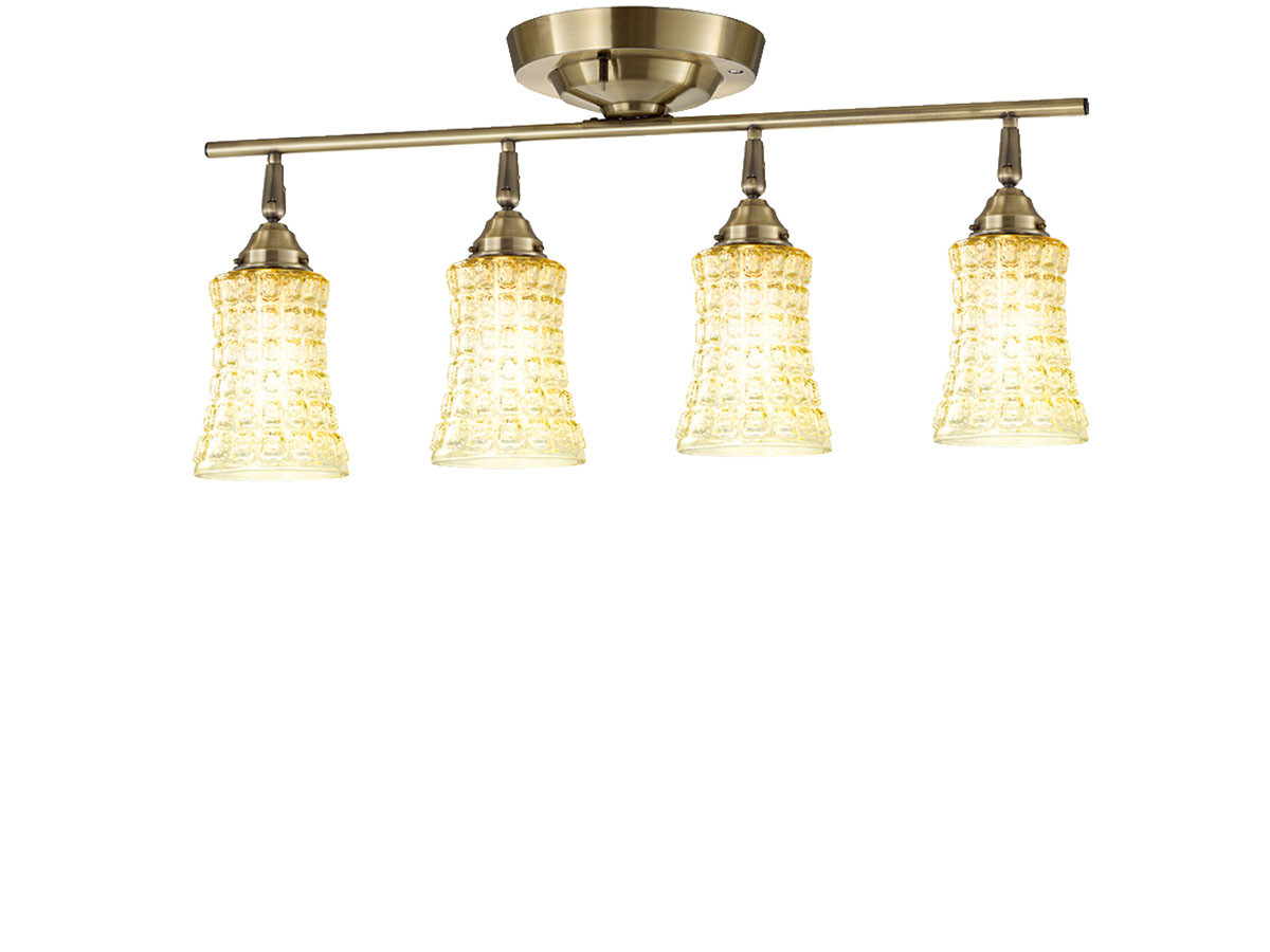 CUSTOM SERIES
4 Ceiling Lamp × Amaretto / カスタムシリーズ
4灯シーリングランプ × アマレット （ライト・照明 > シーリングライト） 1
