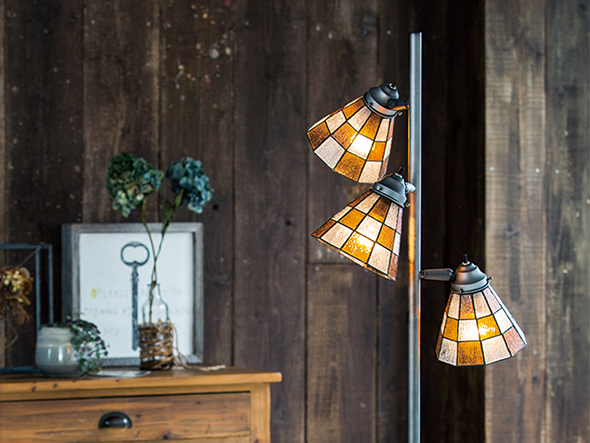 CUSTOM SERIES
Classic Floor Lamp × Stained Glass Maribu / カスタムシリーズ
クラシックフロアランプ × ステンドグラス（マリブ） （ライト・照明 > フロアライト・フロアスタンド） 3