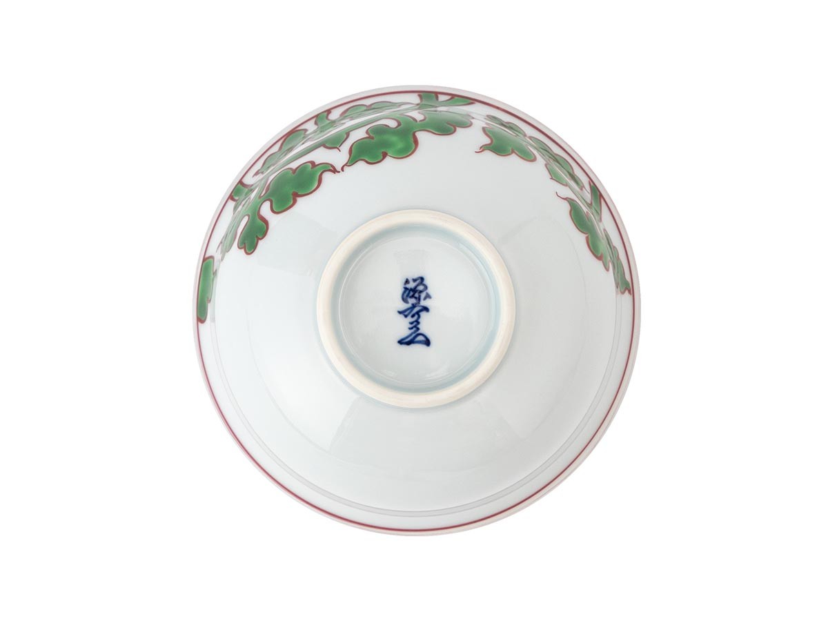 源右衛門窯 緑彩唐草文 飯碗 / げんえもんがま 緑彩唐草文 飯碗 （食器・テーブルウェア > お椀・ボウル） 8
