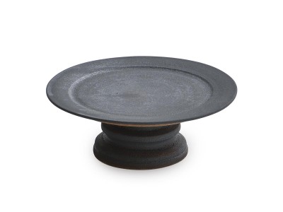 MISHIM POTTERY CREATION fractal cake plate + stand / ミシン