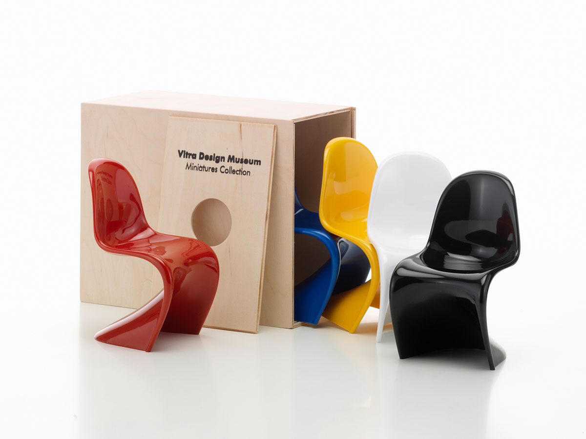 Vitra Miniatures Collection Panton Chairs (Set of 5) / ヴィトラ ミニチュア コレクション  パントン チェア 5点セット - インテリア・家具通販【FLYMEe】