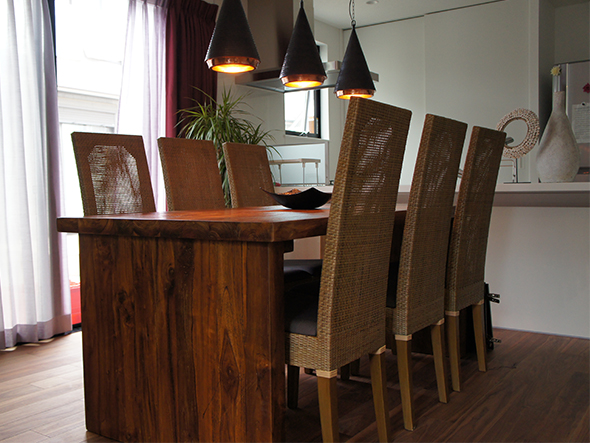 CHISTA Old Teak Dining Table 6
