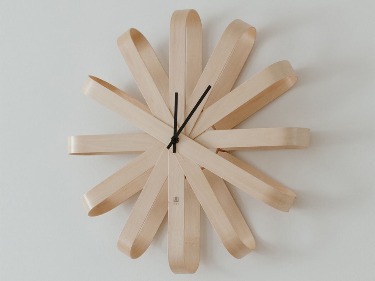 Umbra Ribbonwood Wall Clock / アンブラ リボンウッド ウォールクロック （時計 > 壁掛け時計） 8