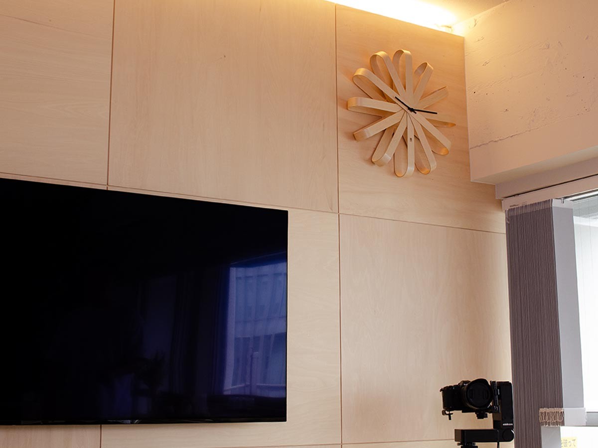 Umbra Ribbonwood Wall Clock / アンブラ リボンウッド ウォールクロック （時計 > 壁掛け時計） 7