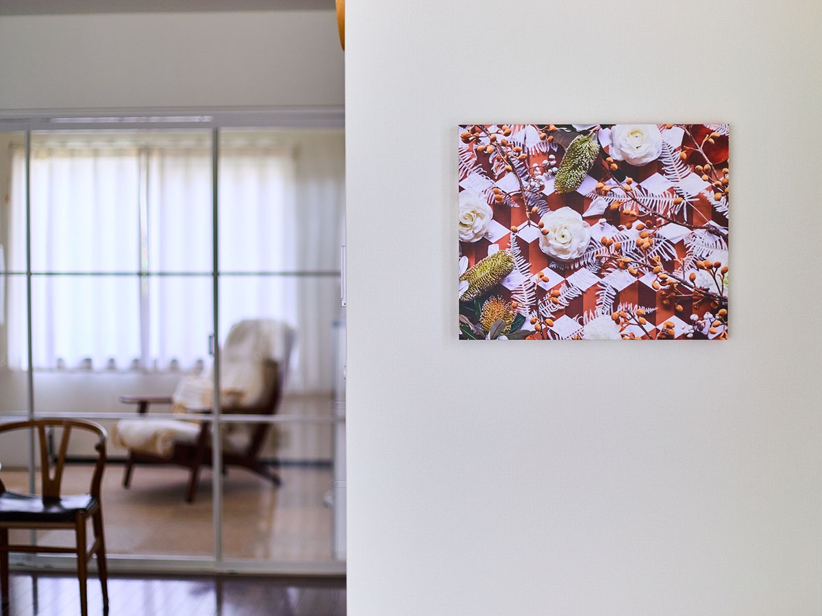 YOKO Takeuchi Geometric Brown / ヨウコ タケウチ ジオメトリック ブラウン レクタングルLL （アート・オブジェ > フォトパネル・フォトアート） 3