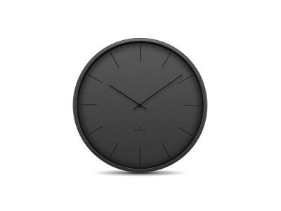 HUYGENS Wall clock tone 25 black index / ホイヘンス ウォール