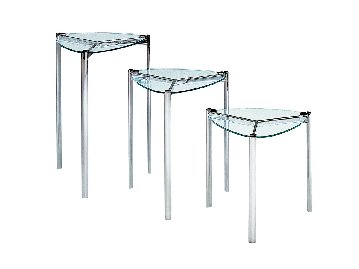 GLASS SIDE TABLE / ガラスサイドテーブル m77209（クリア） （テーブル > ネストテーブル） 1