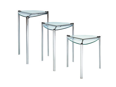 FLYMEe Noir GLASS SIDE TABLE / フライミーノワール ガラスサイド 