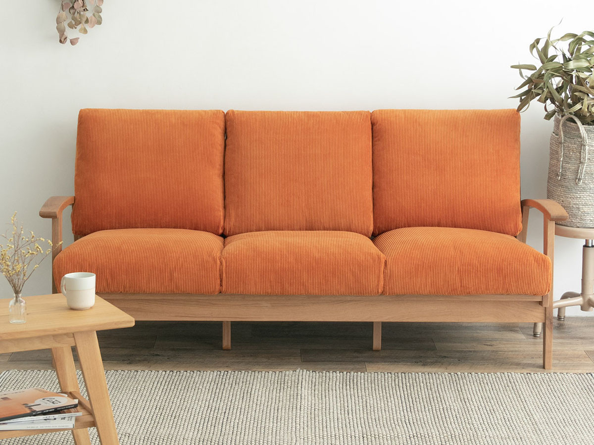 DOORS LIVING PRODUCTS Bothy Corduroy Sofa 3P / ドアーズリビングプロダクツ ボシー コーデュロイソファ 3P （ソファ > 三人掛けソファ） 3