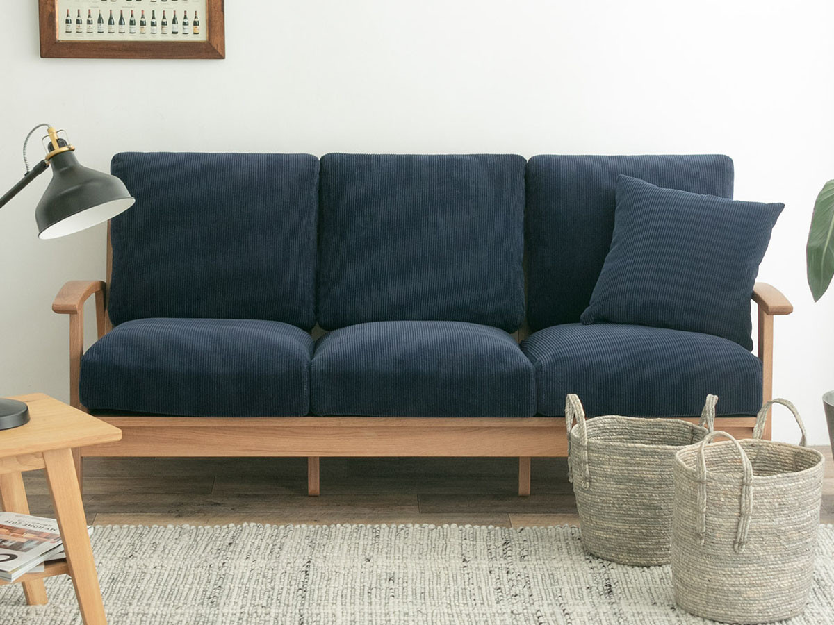 DOORS LIVING PRODUCTS Bothy Corduroy Sofa 3P / ドアーズリビングプロダクツ ボシー コーデュロイソファ 3P （ソファ > 三人掛けソファ） 1