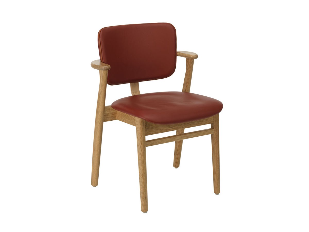 Artek DOMUS CHAIR / アルテック ドムス チェア（背座革張り × カラーパイピング） （チェア・椅子 > ダイニングチェア） 5