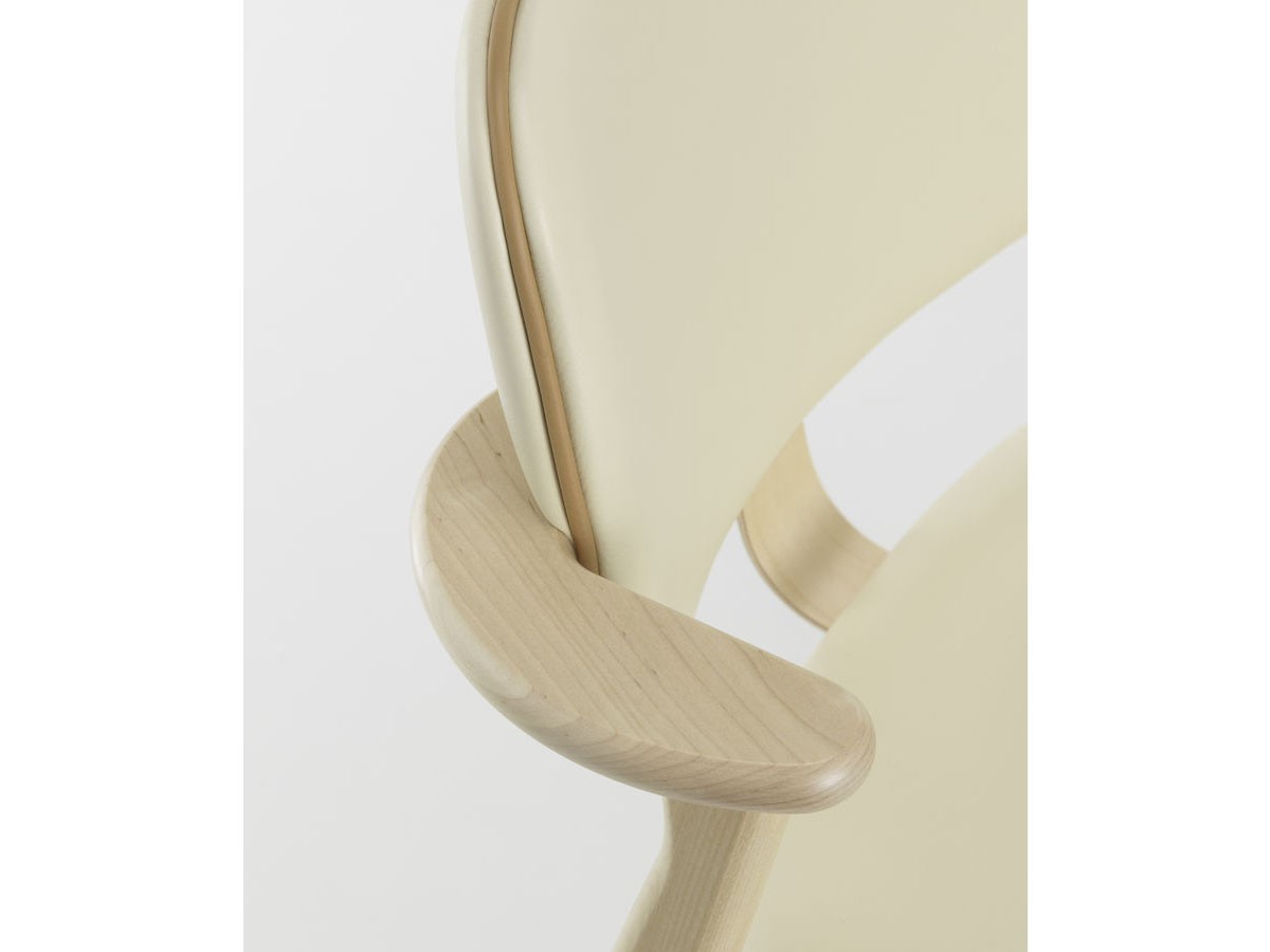 Artek DOMUS CHAIR / アルテック ドムス チェア（背座革張り × カラーパイピング） （チェア・椅子 > ダイニングチェア） 29