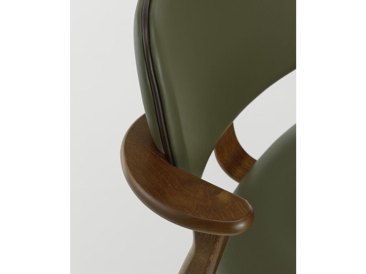Artek DOMUS CHAIR / アルテック ドムス チェア（背座革張り × カラーパイピング） （チェア・椅子 > ダイニングチェア） 33