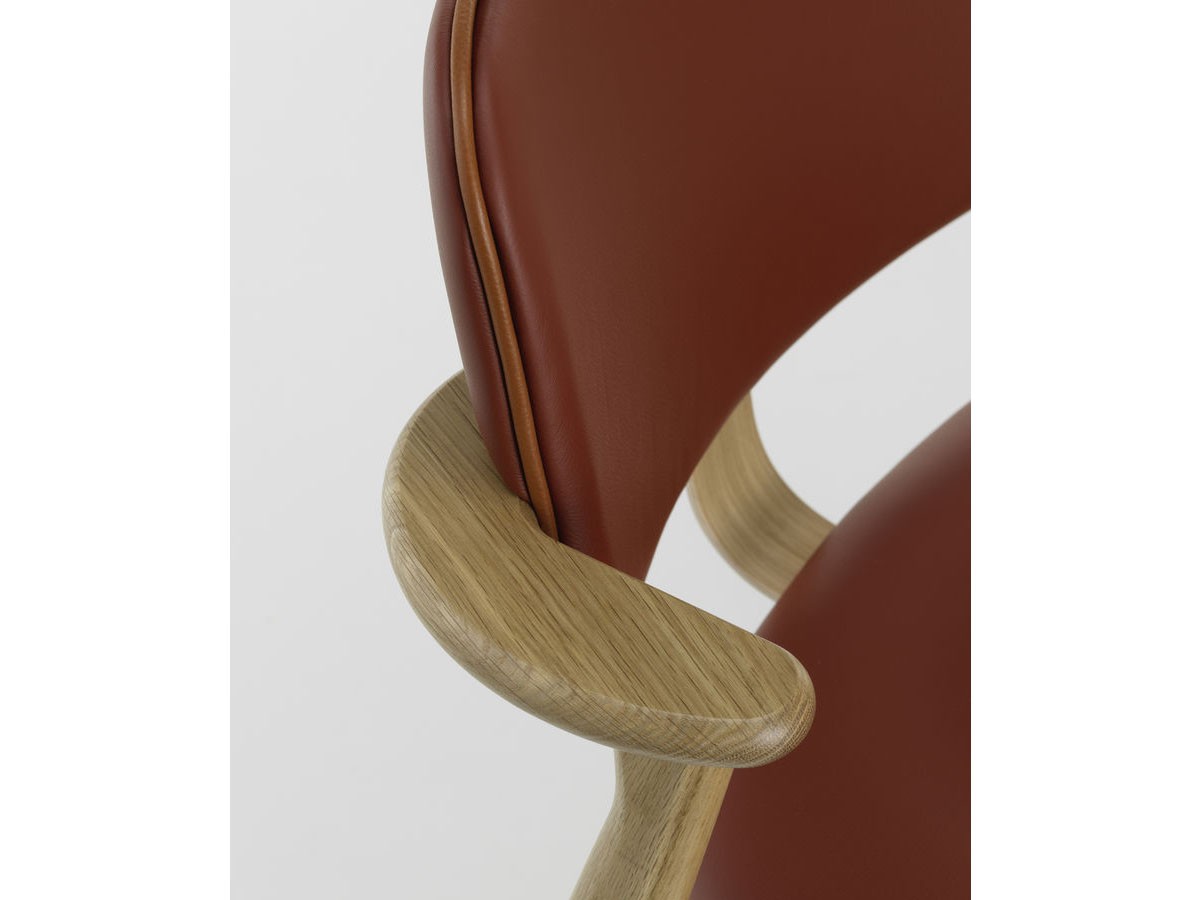 Artek DOMUS CHAIR / アルテック ドムス チェア（背座革張り × カラーパイピング） （チェア・椅子 > ダイニングチェア） 37