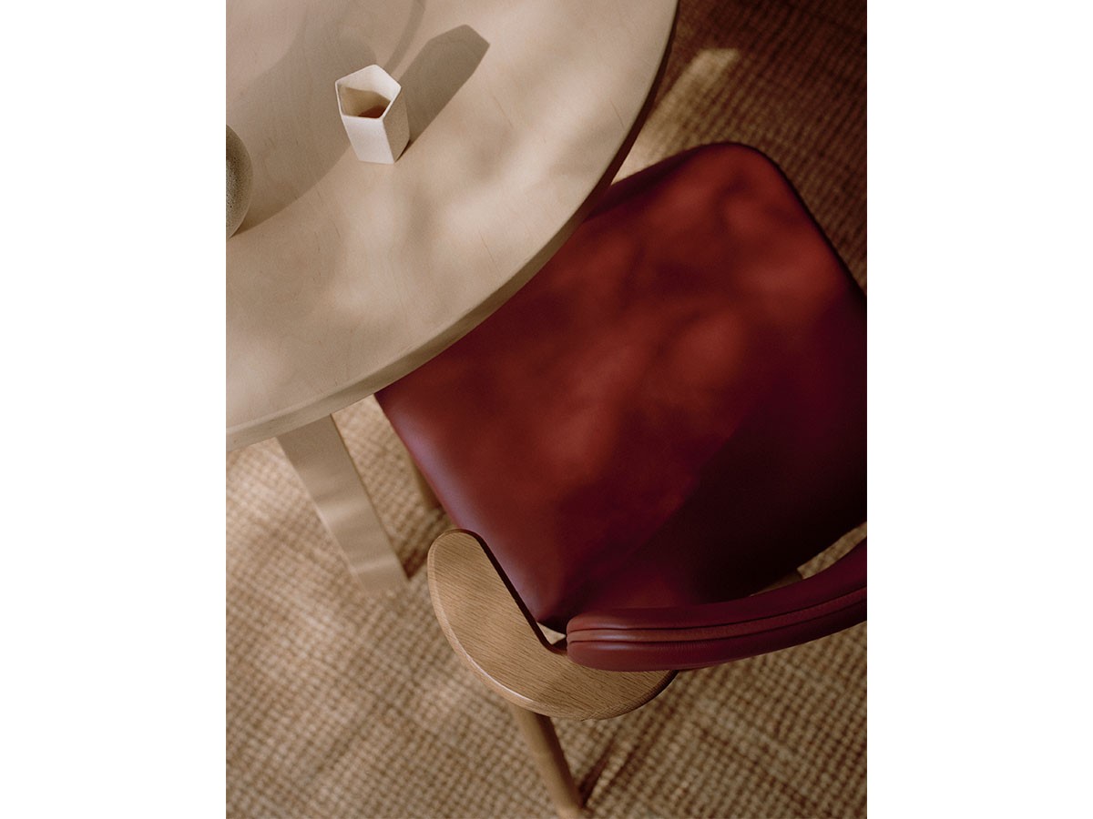 Artek DOMUS CHAIR / アルテック ドムス チェア（背座革張り × カラーパイピング） （チェア・椅子 > ダイニングチェア） 27
