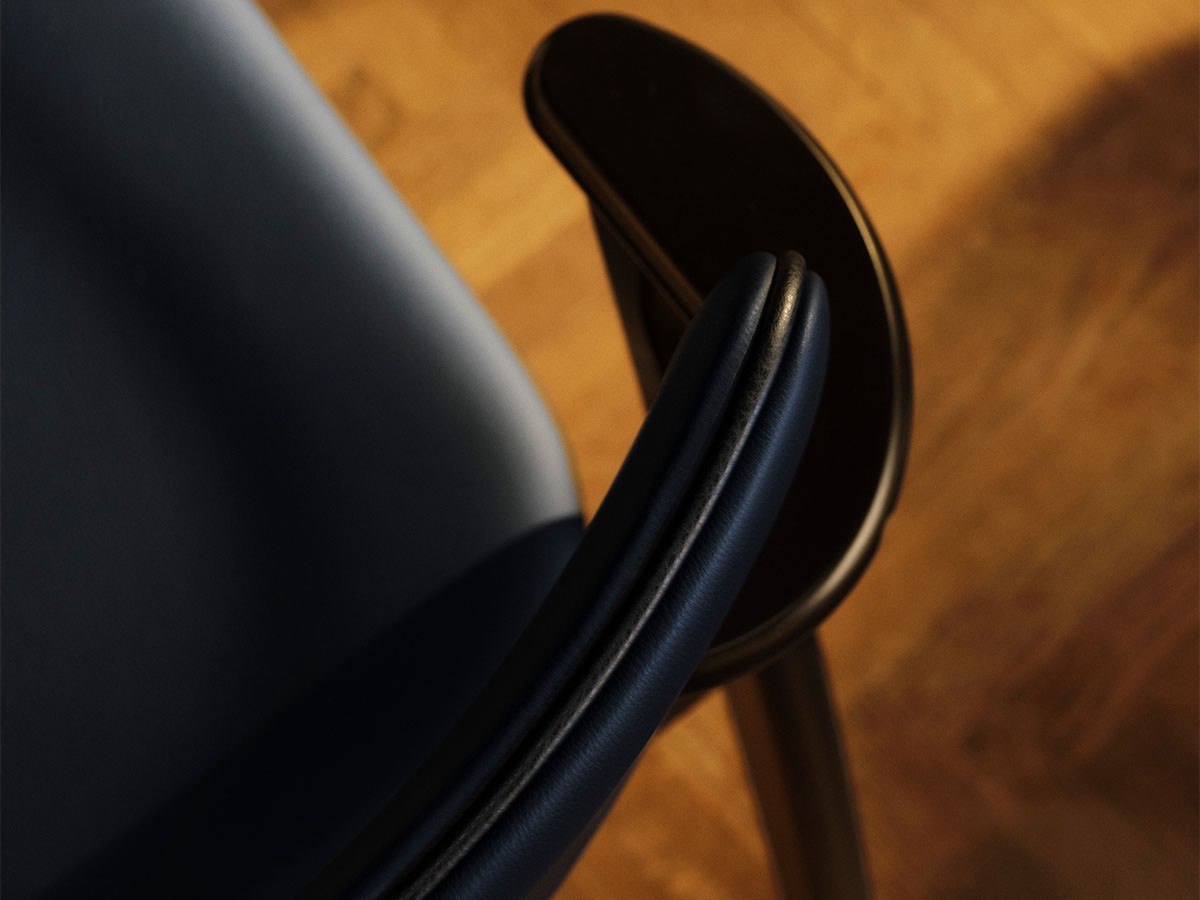 Artek DOMUS CHAIR / アルテック ドムス チェア（背座革張り × カラーパイピング） （チェア・椅子 > ダイニングチェア） 21