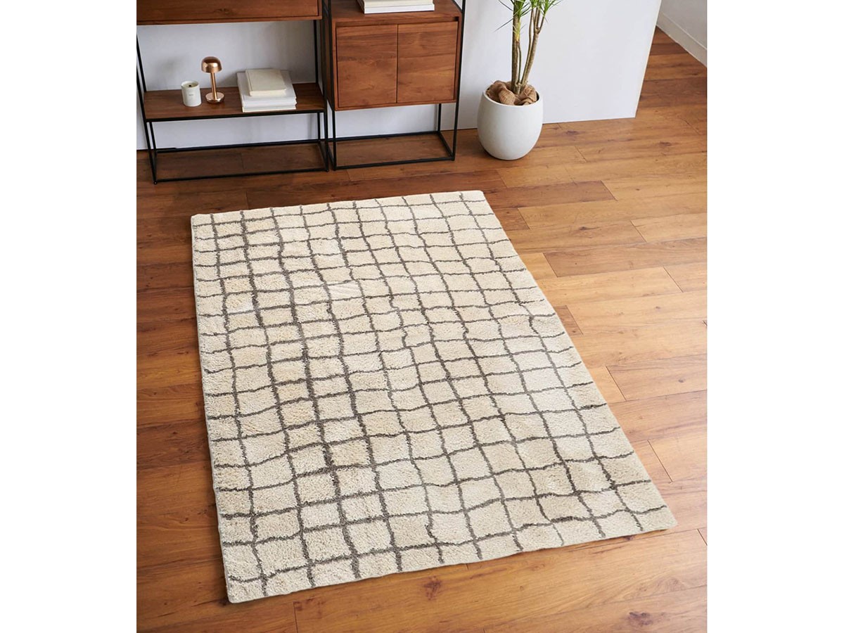 JOURNAL STANDARD FURNITURE GRID RUG / ジャーナルスタンダードファニチャー グリッド ラグ （ラグ・カーペット > ラグ・カーペット・絨毯） 25