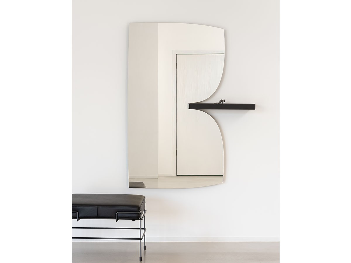 Magis MORPHED MIRROR / マジス モーフド・ミラー 1シェルフ （ミラー・ドレッサー > 壁掛けミラー・壁掛け鏡） 6