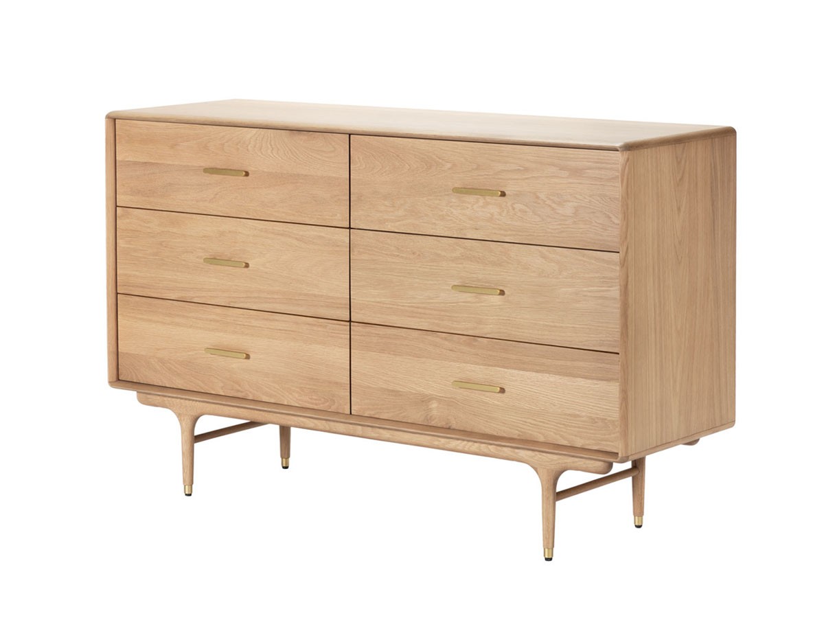 XANDER DESIGNS&nbsp;JULIE LOW CHEST WHITE OAK