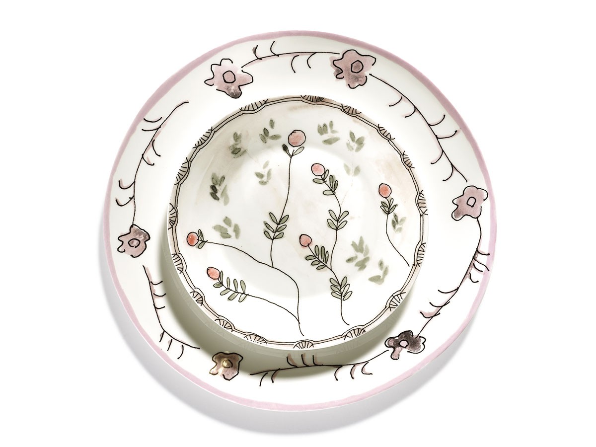 MIDNIGHT FLOWERS by MARNI
Deep Plate S Mirtillo Nude / ミッドナイトフラワーズ バイ マルニ
ディーププレート S ミルティッロヌード 18cm （食器・テーブルウェア > お椀・ボウル） 6
