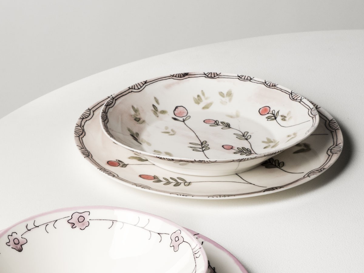 MIDNIGHT FLOWERS by MARNI
Deep Plate S Mirtillo Nude / ミッドナイトフラワーズ バイ マルニ
ディーププレート S ミルティッロヌード 18cm （食器・テーブルウェア > お椀・ボウル） 5