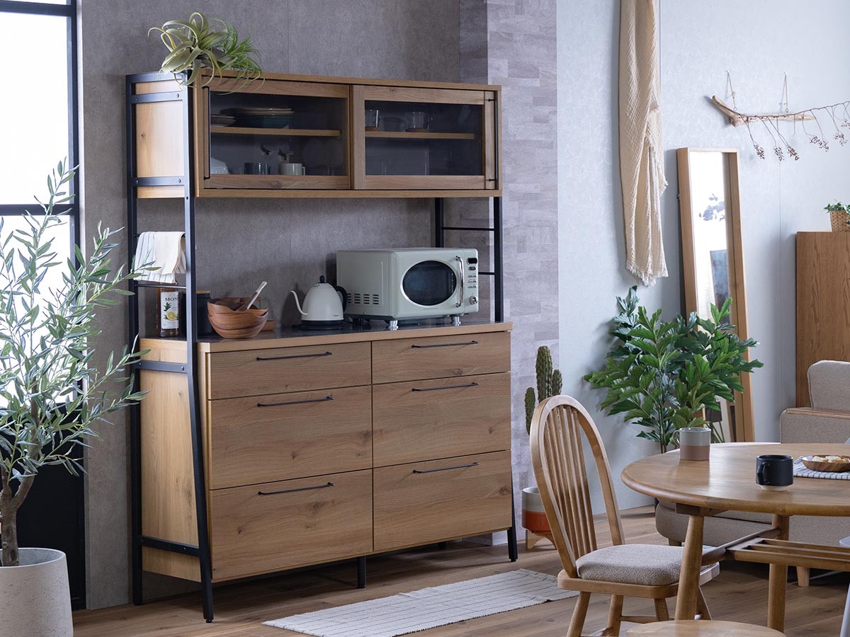 RITTER OPEN DININGBOARD / リッター オープンダイニングボード 幅144cm （キッチン収納・食器棚 > キッチンボード・カップボード・レンジ台） 5