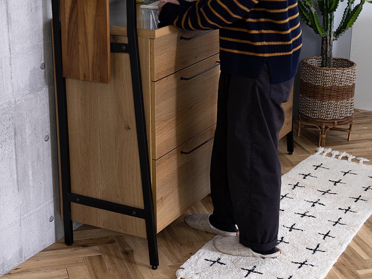 RITTER OPEN DININGBOARD / リッター オープンダイニングボード 幅144cm （キッチン収納・食器棚 > キッチンボード・カップボード・レンジ台） 15