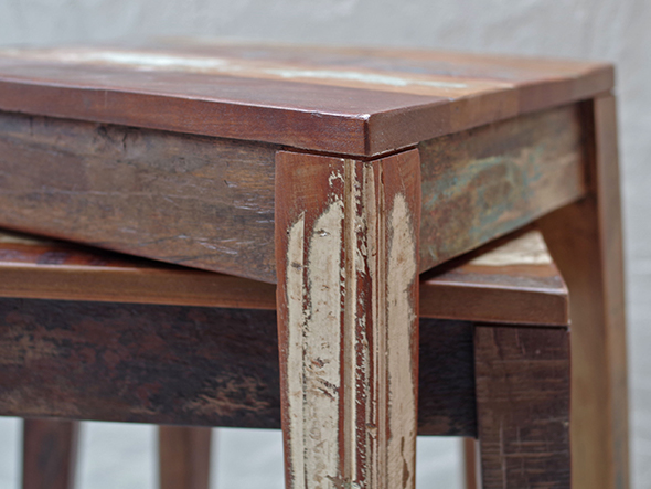 LIFE FURNITURE RECYCLE WOOD STOOL / ライフファニチャー リサイクルウッドスツール （チェア・椅子 > スツール） 11