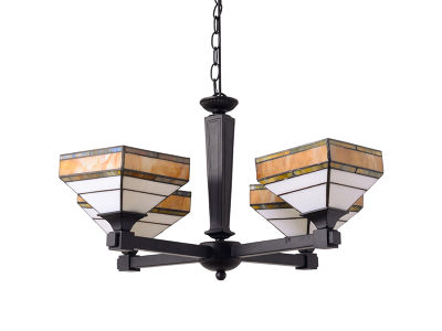 FLYMEe Factory MOSAIC GLASS CHANDELIER 4 / フライミー
