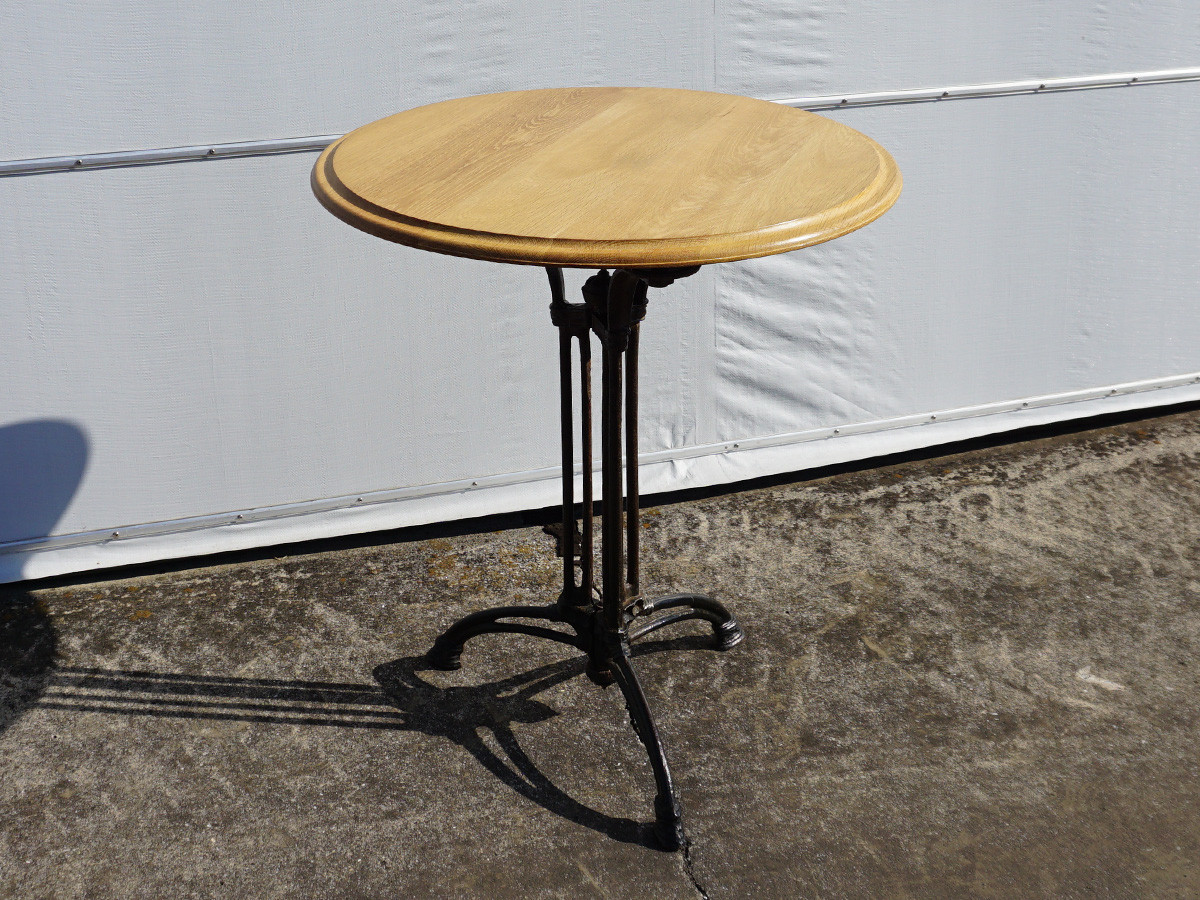 RE : Store Fixture UNITED ARROWS LTD. Round Cafe Table Iron Leg / リ ストア フィクスチャー ユナイテッドアローズ ラウンドカフェテーブル アイアンレッグ （テーブル > カウンターテーブル・バーテーブル） 4