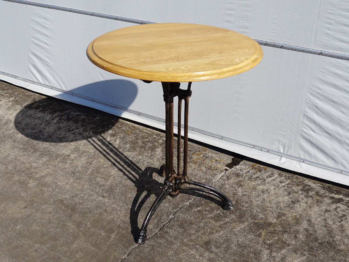 RE : Store Fixture UNITED ARROWS LTD. Round Cafe Table Iron Leg / リ ストア フィクスチャー ユナイテッドアローズ ラウンドカフェテーブル アイアンレッグ （テーブル > カウンターテーブル・バーテーブル） 3