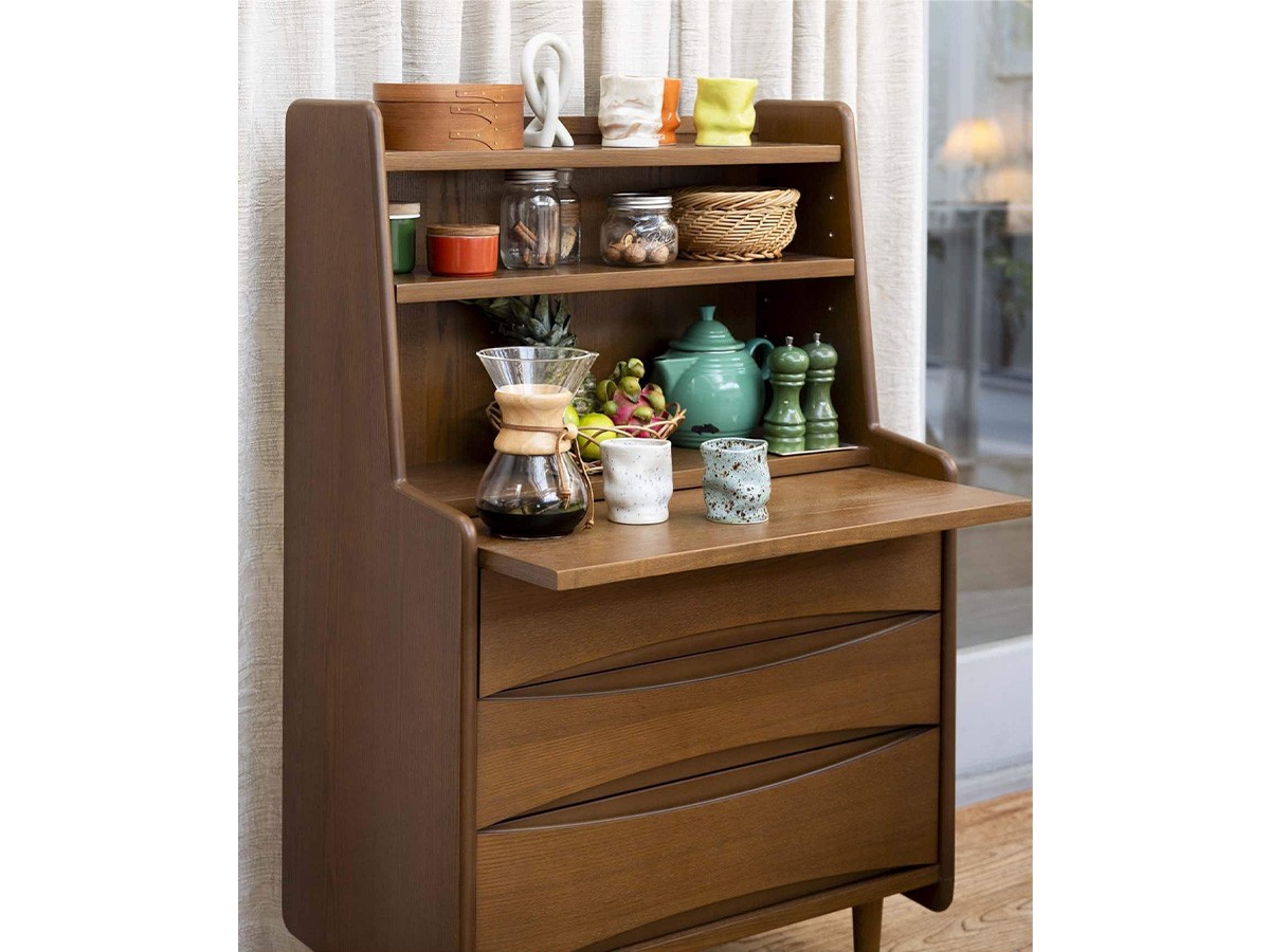 JOURNAL STANDARD FURNITURE AROS WRITING BUREAU / ジャーナルスタンダードファニチャー アロス ライティングビューロー （デスク・机 > デスク・パソコンデスク・袖机） 18