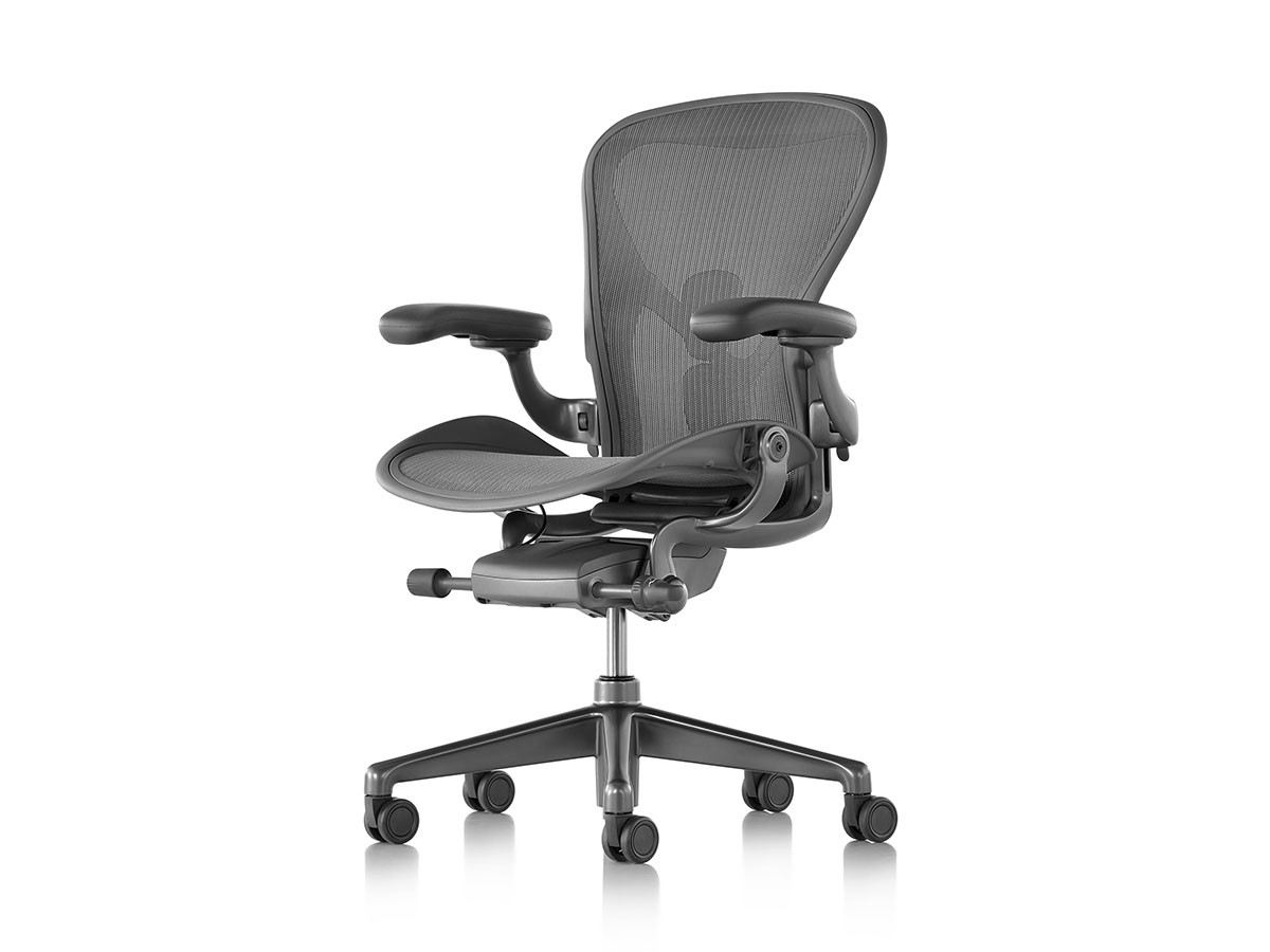 Herman Miller Aeron Chair Remastered / ハーマンミラー アーロンチェア リマスタード Bサイズ（ミディアムサイズ）  - インテリア・家具通販【FLYMEe】