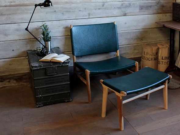 a.depeche latte easy chair by teak wood blue green / アデペシュ ラッテ イージーチェア（ブルーグリーン） （チェア・椅子 > ラウンジチェア） 3