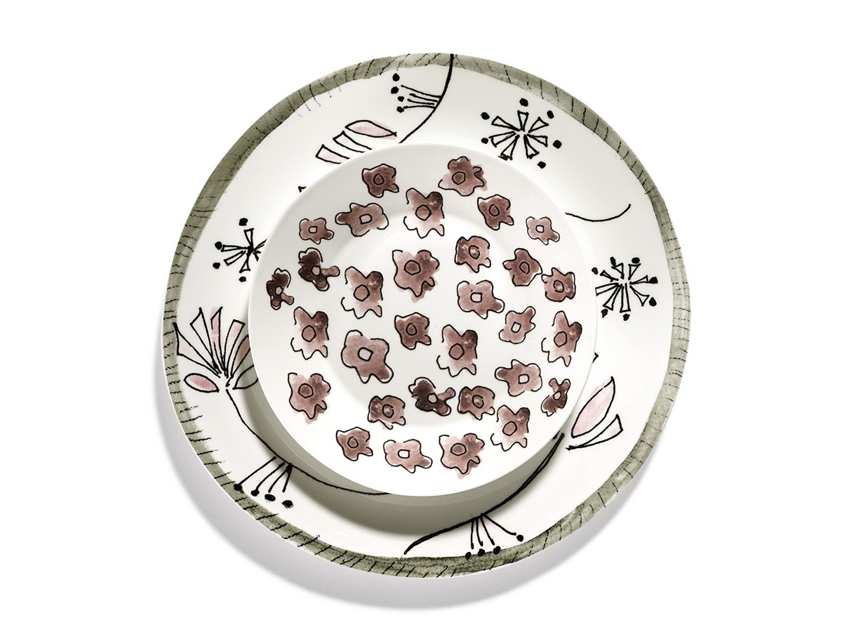 MIDNIGHT FLOWERS by MARNI
Starter Plate Fiore Rosa / ミッドナイトフラワーズ バイ マルニ
スタータープレート  フィオレローズ 24cm （食器・テーブルウェア > 皿・プレート） 10
