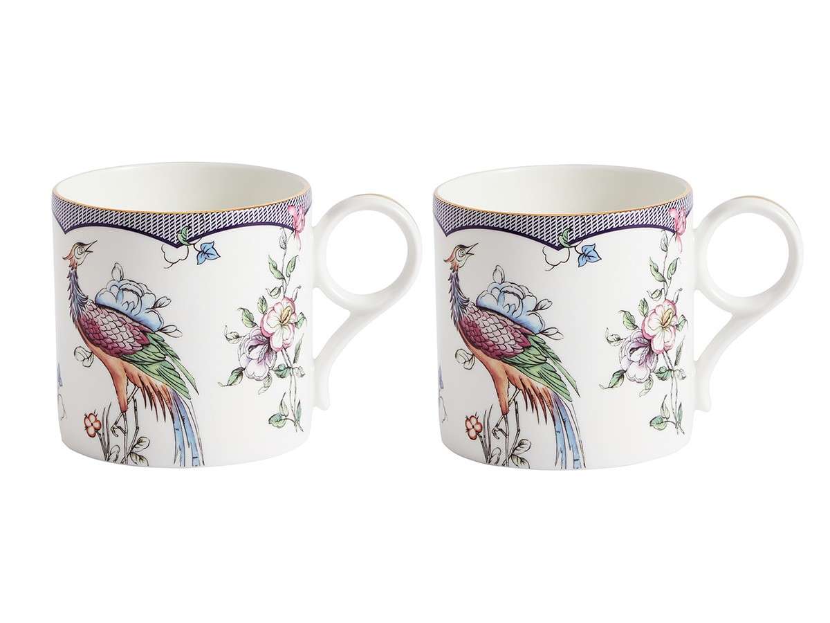 WEDGWOOD WONDERLUST FORTUNE
MUG PAIR