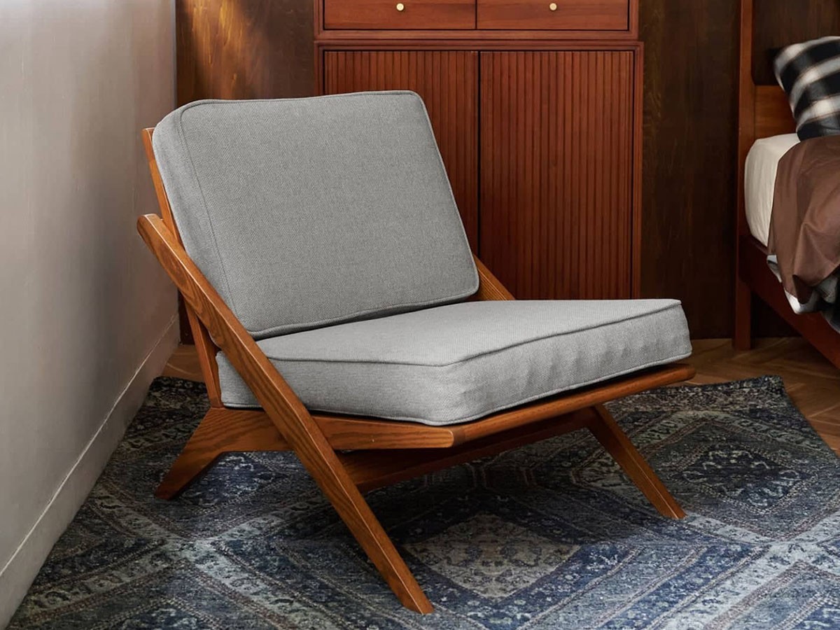 JOURNAL STANDARD FURNITURE GHENT LOUNGE CHAIR / ジャーナルスタンダードファニチャー ヘント ラウンジチェア （チェア・椅子 > ラウンジチェア） 12
