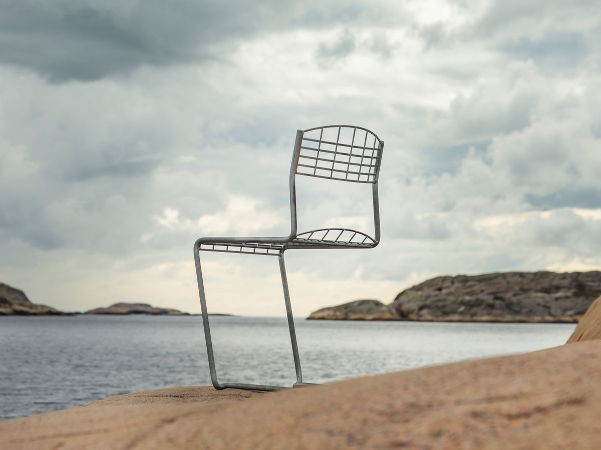 GRYTHYTTAN High Tech Chair / グリュートヒュッタン ハイテック チェア（溶融亜鉛メッキ） （ガーデンファニチャー・屋外家具 > ガーデンチェア・アウトドアチェア） 24