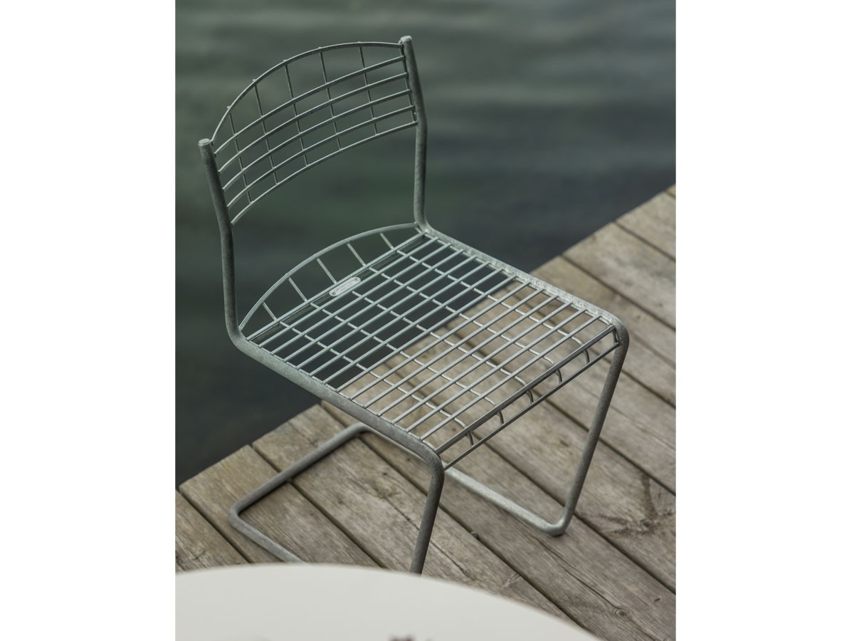 GRYTHYTTAN High Tech Chair / グリュートヒュッタン ハイテック チェア（溶融亜鉛メッキ） （ガーデンファニチャー・屋外家具 > ガーデンチェア・アウトドアチェア） 25