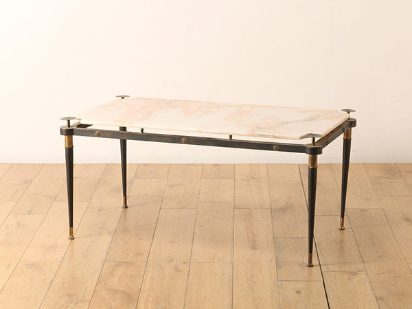 Lloyd's Antiques Real Antique 
Marble Top Coffee Table / ロイズ・アンティークス イタリアアンティーク家具
マーブルトップコーヒーテーブル （テーブル > ローテーブル・リビングテーブル・座卓） 1