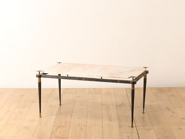 Lloyd's Antiques Real Antique 
Marble Top Coffee Table / ロイズ・アンティークス イタリアアンティーク家具
マーブルトップコーヒーテーブル （テーブル > ローテーブル・リビングテーブル・座卓） 2
