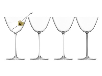 LSA International BOROUGH MARTINI GLASS SET4 / エルエスエー