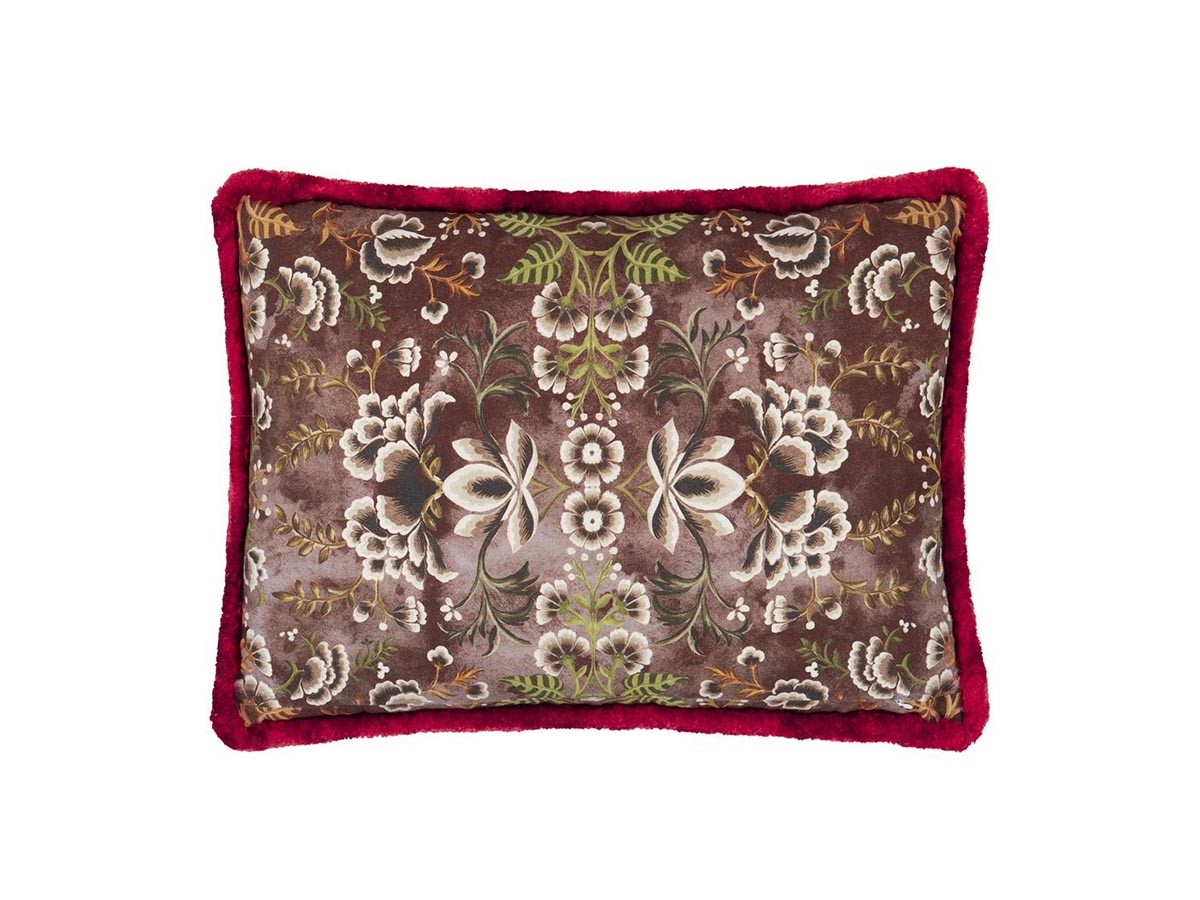 DESIGNERS GUILD Rose de Damas Embroidered Cushion / デザイナーズギルド ローズ ド ダマス エンブロイダード クッション 60 × 45cm （クッション > クッション・クッションカバー） 18