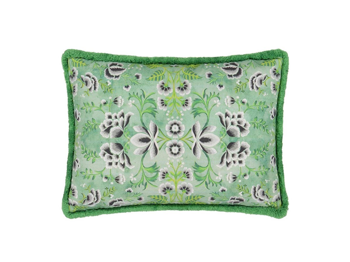 DESIGNERS GUILD Rose de Damas Embroidered Cushion / デザイナーズギルド ローズ ド ダマス エンブロイダード クッション 60 × 45cm （クッション > クッション・クッションカバー） 16