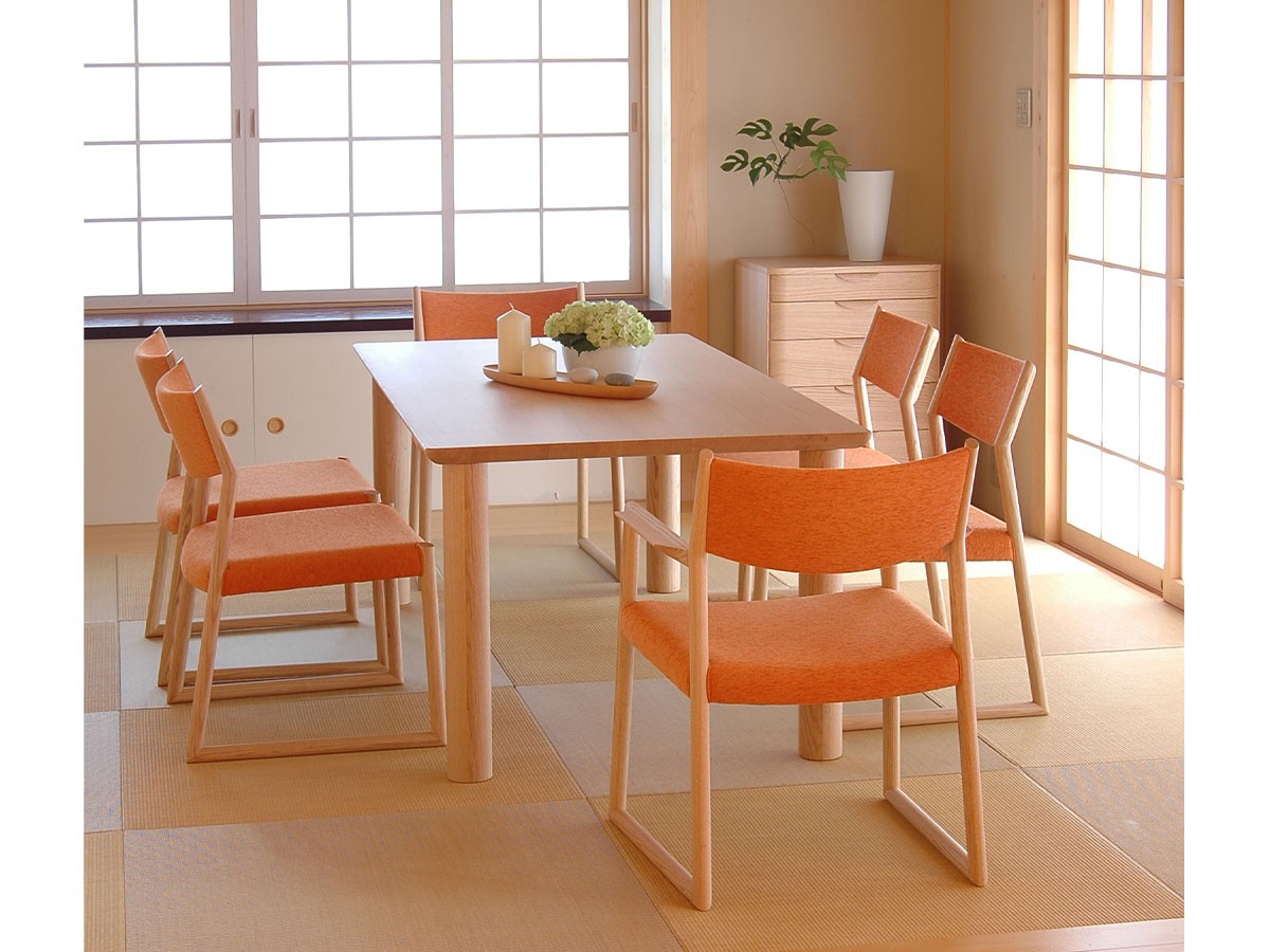 日進木工 SLOW Four-leg Living Dining Table / にっしんもっこう スロウ リビングダイニングテーブル 4本脚 （テーブル > ダイニングテーブル） 2